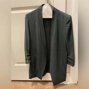 Babaton dark green blazer.